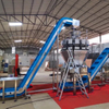 304 Stainless Steel Frame Inclined Conveyor with Modular Plastic Belt